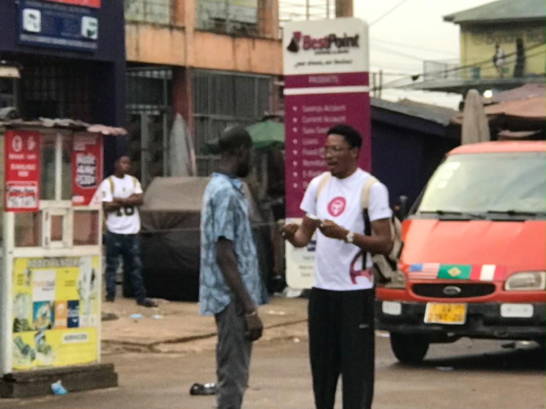 The outreach team at Kaneshie station
